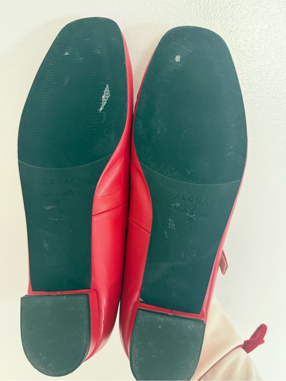 Alohas Ballet Flats Por Do Sol in Red - Picture 7 of 11